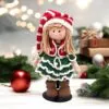 Muñeca Amigurumi Elfo Navideño Hecha a Mano - Jovey