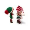 Crochet Christmas Elf Doll Set – Boy & Girl Amigurumi Dolls - Image 16