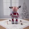 Reno Niño Tejido a Crochet – Amigurumi de Peluche hecho a mano – Decoración Navideña y acento Festivo para el Hogar (11” / 28 cm). - Imagen 4