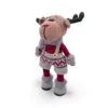 Reno Niño Tejido a Crochet – Amigurumi de Peluche hecho a mano – Decoración Navideña y acento Festivo para el Hogar (11” / 28 cm). - Imagen 13