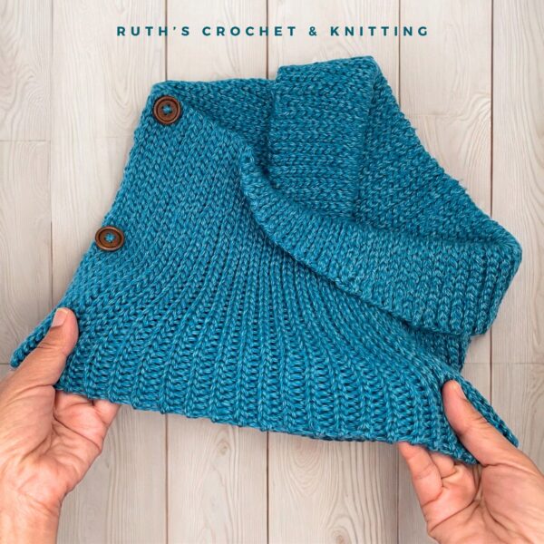 Cuello de Jersey Elástico a Crochet - Imagen 10