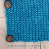Bufanda Cuello Boho Tejida a Crochet – Calentador de Cuello Azul Cielo Aqua para Hombres y Mujeres – Accesorio Acogedor de Invierno – Regalo Ideal - Imagen 6