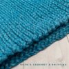 Bufanda Cuello Boho Tejida a Crochet – Calentador de Cuello Azul Cielo Aqua para Hombres y Mujeres – Accesorio Acogedor de Invierno – Regalo Ideal - Imagen 2
