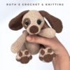 Handmade Crochet Dog Plush – Handmade Crochet Puppy Toy – Baby Shower Gift & Nursery Decor - Image 3
