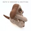 Handmade Crochet Dog Plush – Handmade Crochet Puppy Toy – Baby Shower Gift & Nursery Decor - Image 6
