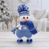 Muñeco de Nieve Tejido a Crochet – Amigurumi de Decoración Navideña - Imagen 2
