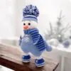 Muñeco de Nieve Tejido a Crochet – Amigurumi de Decoración Navideña - Imagen 4