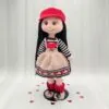 Muñeca amigurumi de crochet – Juguete de peluche hecho a mano con ropa removible (15” / 38 cm) - Imagen 2