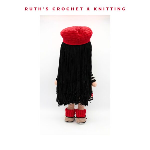Crochet Amigurumi Plush Doll – Removable Clothes, Handmade Toy – Birthday or Valentine’s Day Gift for Her - Image 8
