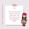 Handmade Amigurumi Doll for Valentine's Day Gift - Azize - Image 11