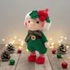 Crochet Christmas Gnome Set – Handmade Amigurumi Boy & Girl Decor (8.5” / 21.6 cm) - Image 11
