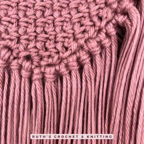 Fringe Boho Crochet Cowl Scarf for Women - Image 5