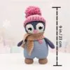 Crochet Penguin Plush – Handmade Amigurumi Toy for Nursery & Baby Shower Gift (9” / 23 cm) - Image 10