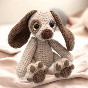 Handmade Amigurumi Puppy Plush Toy | Moss