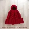 Gorro con pompón de hilo, trenzado - Imagen 2