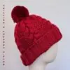 Gorro con pompón de hilo, trenzado - Imagen 8