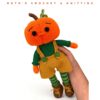 Niño Calabaza Tejido a Crochet – Rusty - Imagen 3