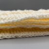 Handmade Cable Knit Off White Scarf – Braided Winter Scarf - Image 7