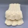 Handmade Cable Knit Off White Scarf – Braided Winter Scarf - Image 10
