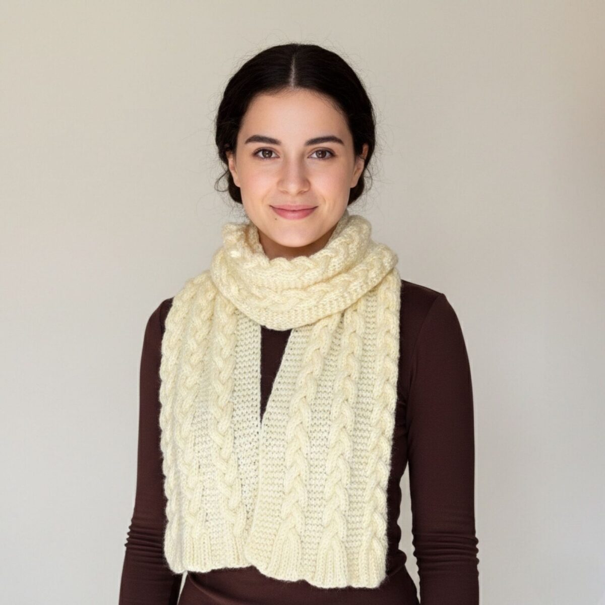 Braided Scarf Knitting Pattern – 11-page PDF (letter size) – For Intermediate Skill Level – English & Spanish - Image 14